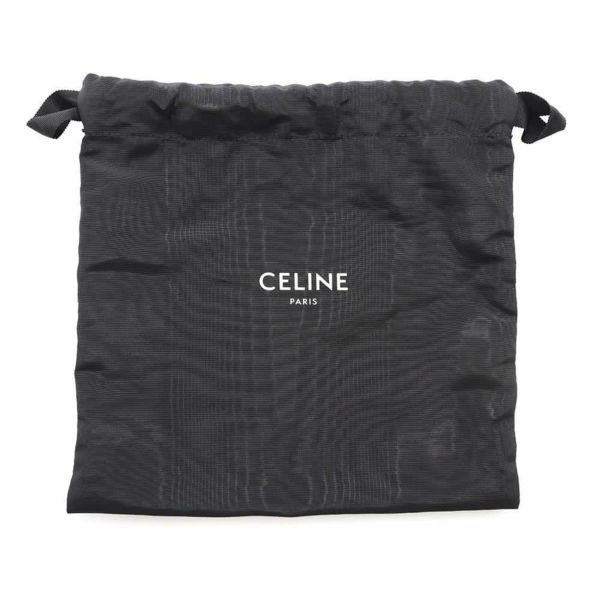セリーヌ チェーンショルダーバッグ ロゴ レザー 11127 3EYD 38NO CELINE バッグ 黒