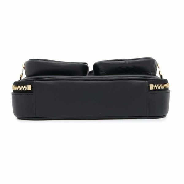 ルイヴィトン ショルダーバッグ カーフレザー ユーティリティ・クロスボディ M80450 LOUIS VUITTON ブラック 黒