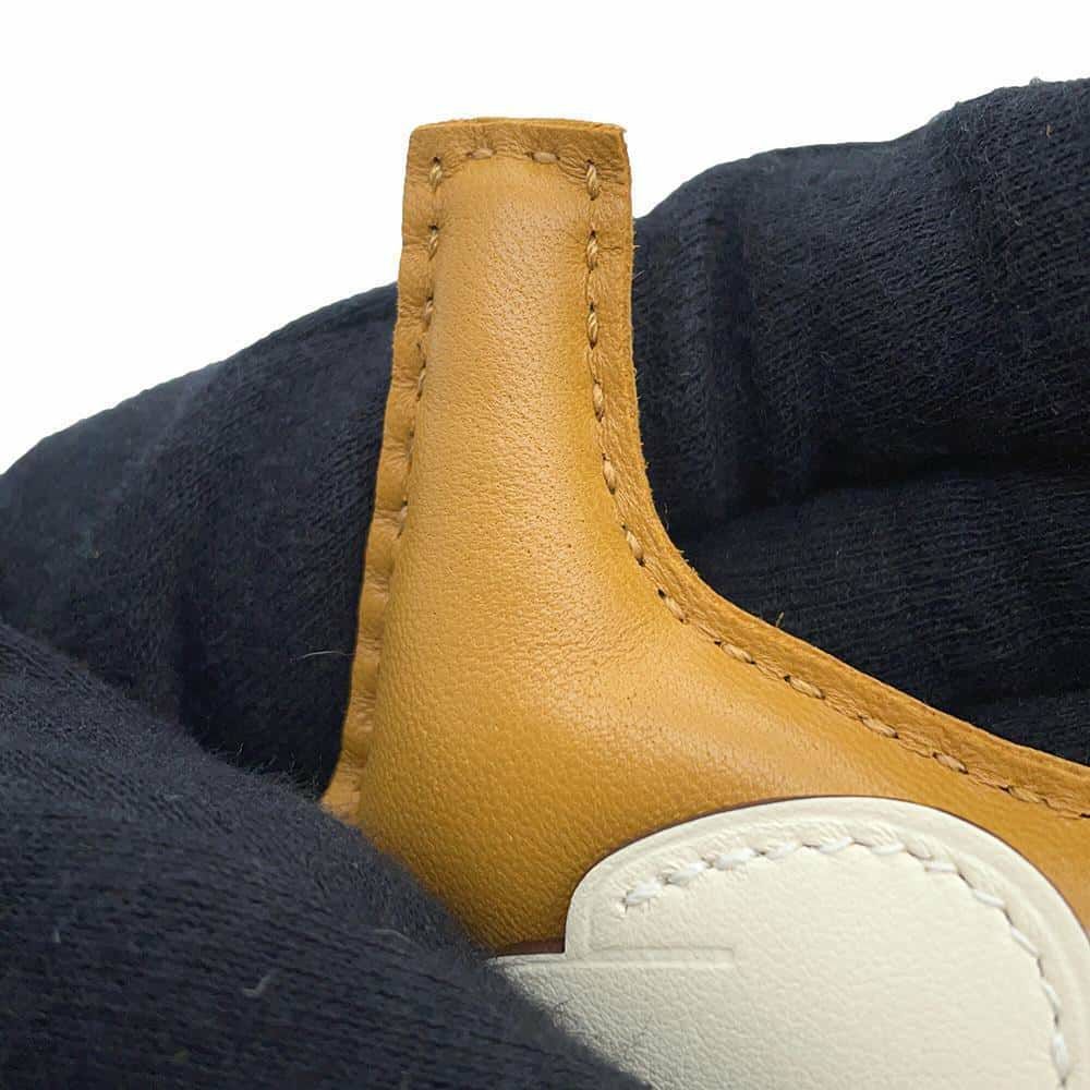 エルメス バッグチャーム ロデオPM ペガサス チャイ/ナタ/ブラック ラムスキン U刻印 黒