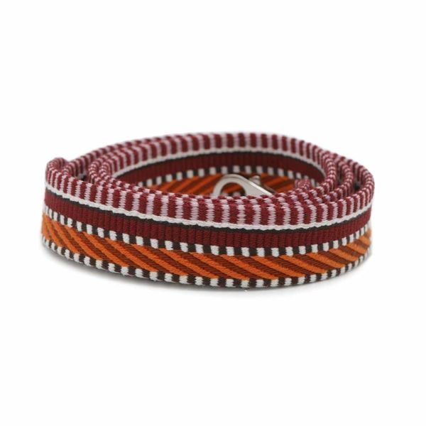 エルメス ショルダーストラップ バンドリエール サングル カヴァル オランジュミニウム/ゴールド/ピンク/シルバー金具 キャンバス/スイフト B刻印