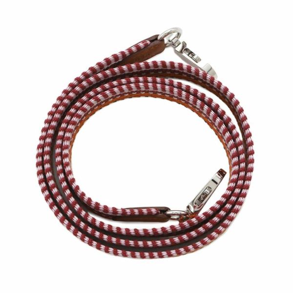 HERMES - エルメス ショルダーストラップ バンドリエール サングル カヴァル オランジュミニウム/ゴールド/ピンク/シルバー金具 キャンバス/スイフト B刻印 エルメス ショルダーストラップ バンドリエール サングル