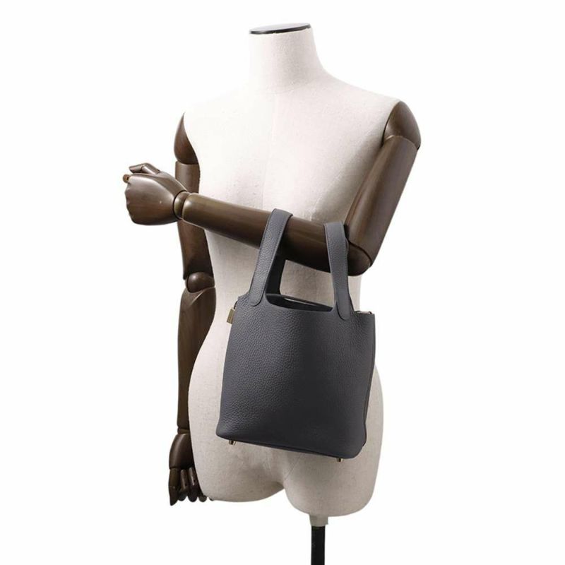 エルメス ハンドバッグ ピコタンロックPM アルドワーズ/シャンパンゴールド金具 トリヨンクレマンス W刻印