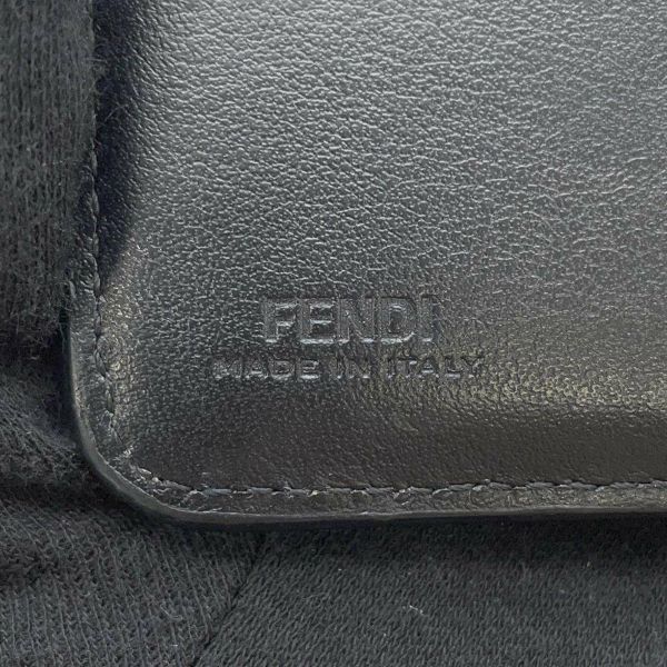 フェンディ 二つ折り財布 エフ イズ レザー 8M0407 FENDI 財布 黒