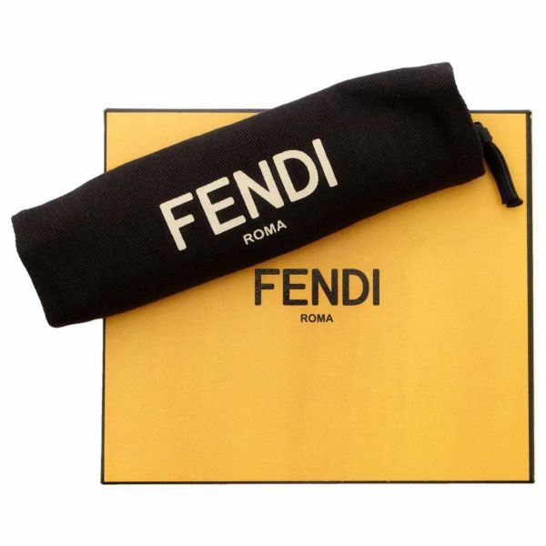 フェンディ 二つ折り財布 エフ イズ レザー 8M0407 FENDI 財布 黒