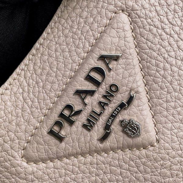 プラダ ハンドバッグ  ロゴ レザー 1BA349 PRADA バッグ ミニバッグ ピンク