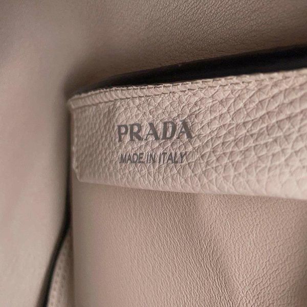 プラダ ハンドバッグ  ロゴ レザー 1BA349 PRADA バッグ ミニバッグ ピンク