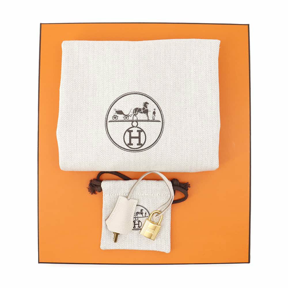 エルメス バーキン25 クレ/ゴールド金具 トゴ K刻印 HERMES Birkin ハンドバッグ