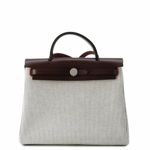 エルメス エールバッグジップPM ルトゥルネ ルージュセリエ/ブラック/シルバー金具 トワルキャドリーユ/ヴァッシュハンター W刻印