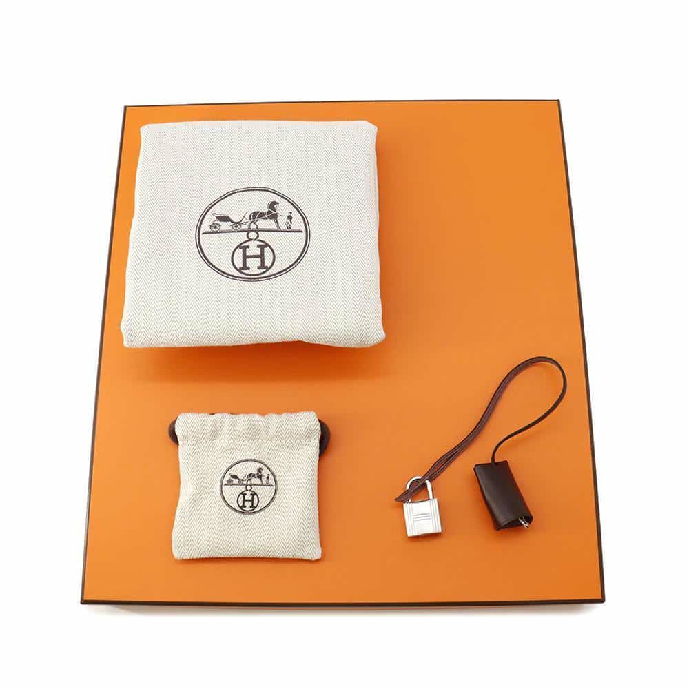 エルメス エールバッグジップPM ルトゥルネ ルージュセリエ/ブラック/シルバー金具 トワルキャドリーユ/ヴァッシュハンター W刻印