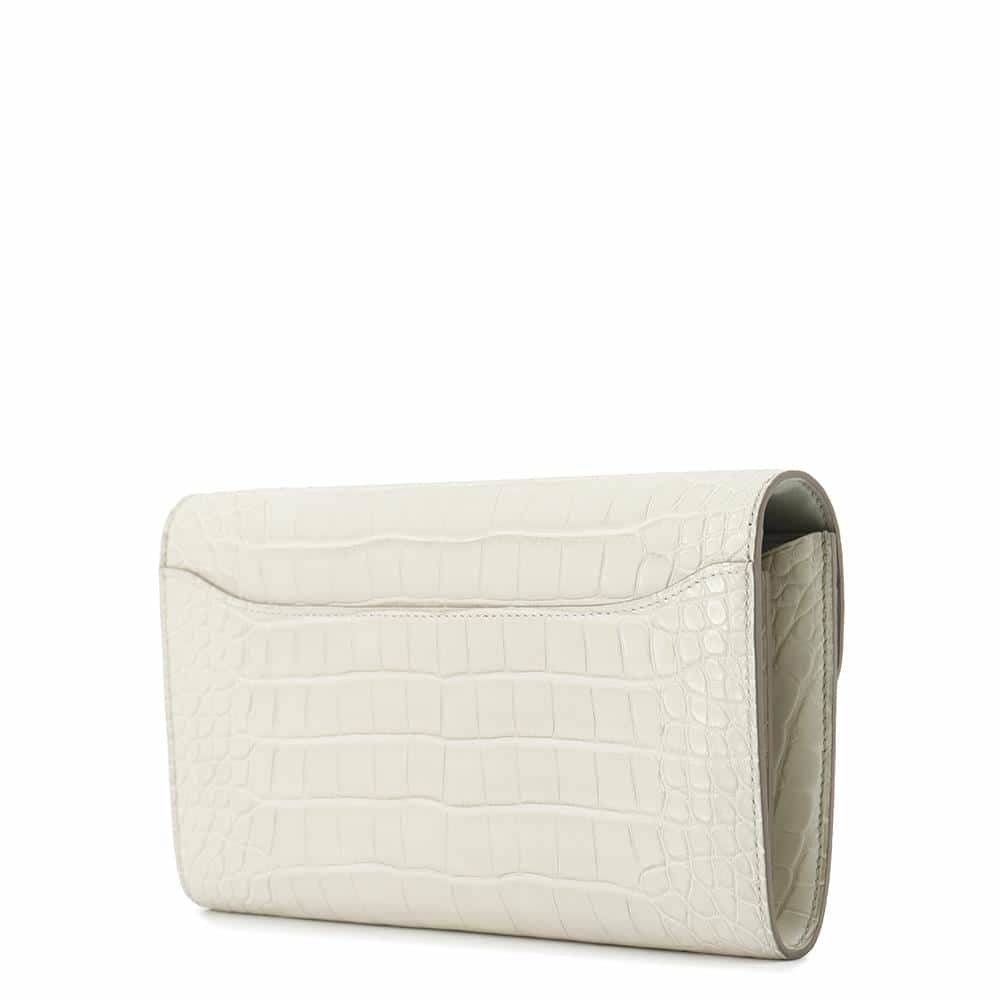 エルメス 長財布 コンスタンス トゥーゴー ロング ベトン/ゴールド金具 アリゲーターマット U刻印