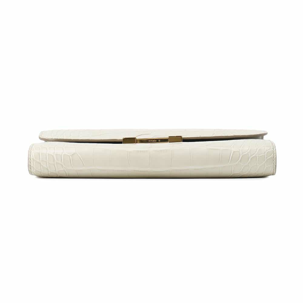 エルメス 長財布 コンスタンス トゥーゴー ロング ベトン/ゴールド金具 アリゲーターマット U刻印
