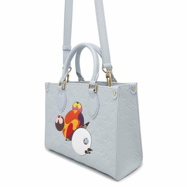 ルイヴィトン ハンドバッグ モノグラム・アンプラント LV × TM オンザゴーPM M13836 2wayショルダーバッグ 村上隆 パンダ