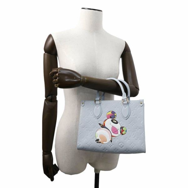 ルイヴィトン ハンドバッグ モノグラム・アンプラント LV × TM オンザゴーPM M13836 2wayショルダーバッグ 村上隆 パンダ