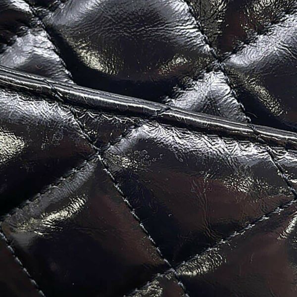 シャネル チェーンショルダーバッグ マトラッセ ココマーク ホーボー カーフスキン AS4323 CHANEL バッグ 黒