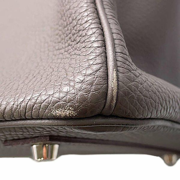 エルメス バーキン40 エタン/シルバー金具 トゴ T刻印 HERMES Birkin ハンドバッグ