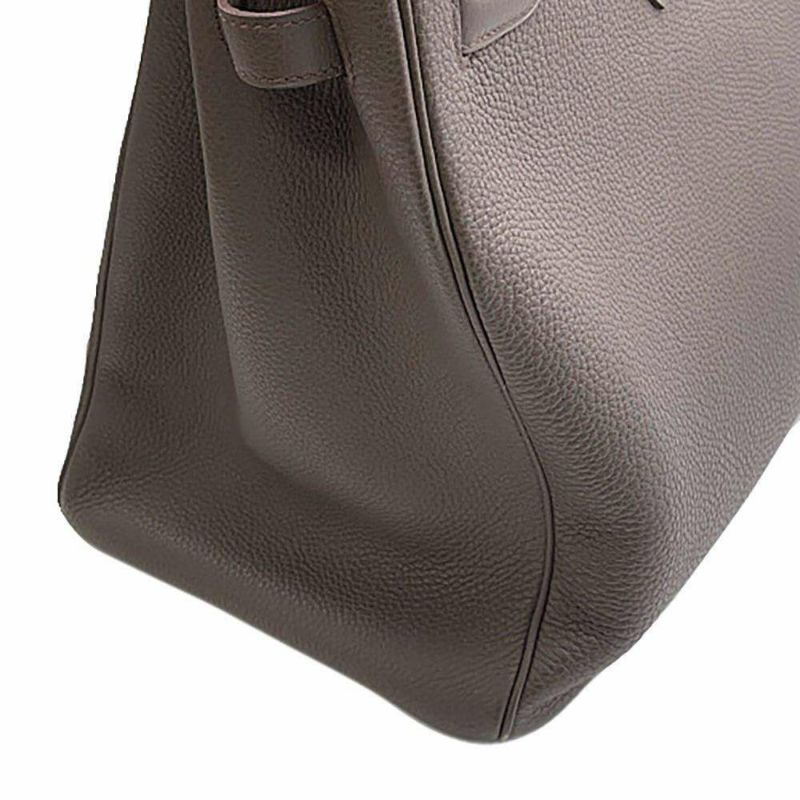 エルメス バーキン40 エタン/シルバー金具 トゴ T刻印 HERMES Birkin ハンドバッグ