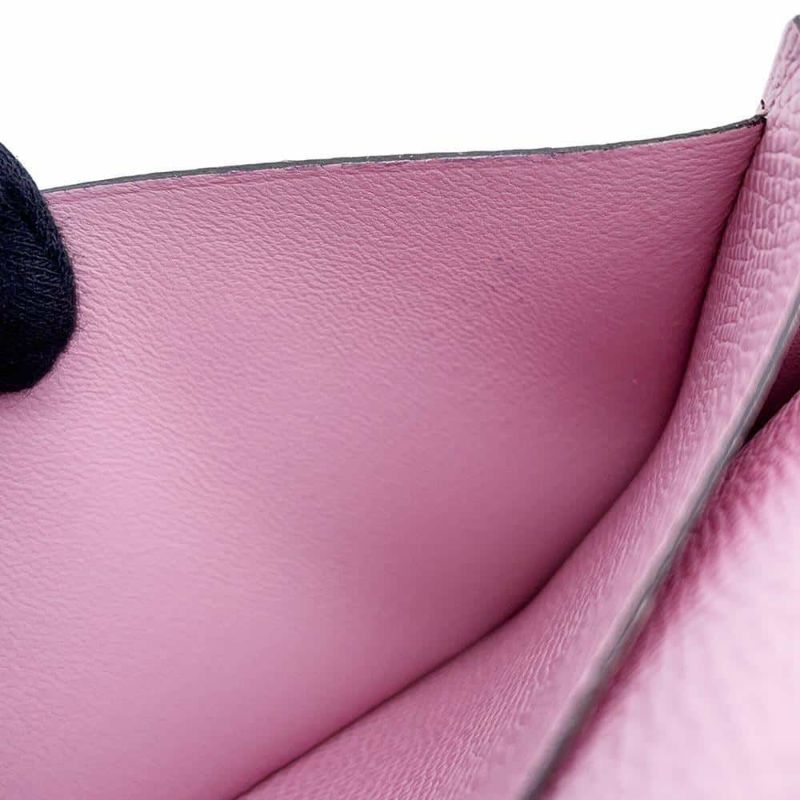 エルメス 長財布 ベアンスフレ ヴェルソ チャイ/モーヴシルベストル/シルバー金具 エプソン U刻印