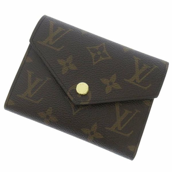 ルイヴィトン 財布 モノグラム ポルトフォイユ・ヴィクトリーヌ M41938 LOUIS VUITTON ヴィトン 三つ折り