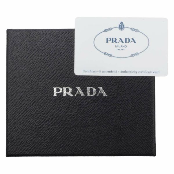プラダ 財布 サフィアーノ SAFFIANO METAL コンパクト ウォレット 1MV204 PRADA 二つ折り財布 アウトレット品