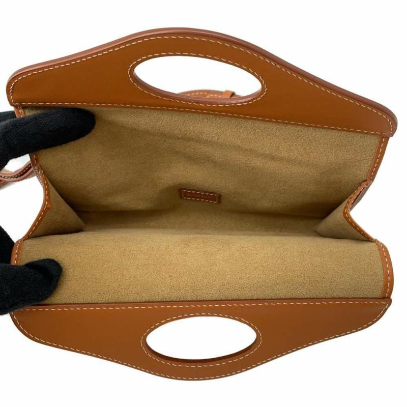 バーバリー ハンドバッグ ポケットポーチ キャンバス 80367401 BURBERRY 2wayショルダーバッグ
