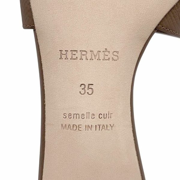 エルメス サンダル オアジス Oasis レザー レディースサイズ35 HERMES 靴