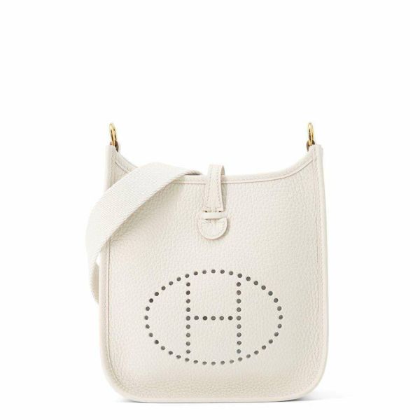 エルメス エブリンTPM アマゾン べトン/ゴールド金具 トリヨンクレマンス W刻印