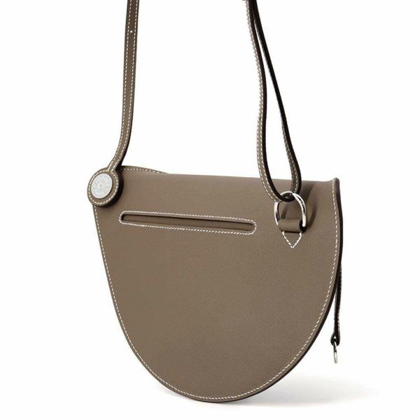 エルメス ショルダーバッグ プティットコース エトゥープ/シルバー金具 エプソン W刻印 ボディバッグ