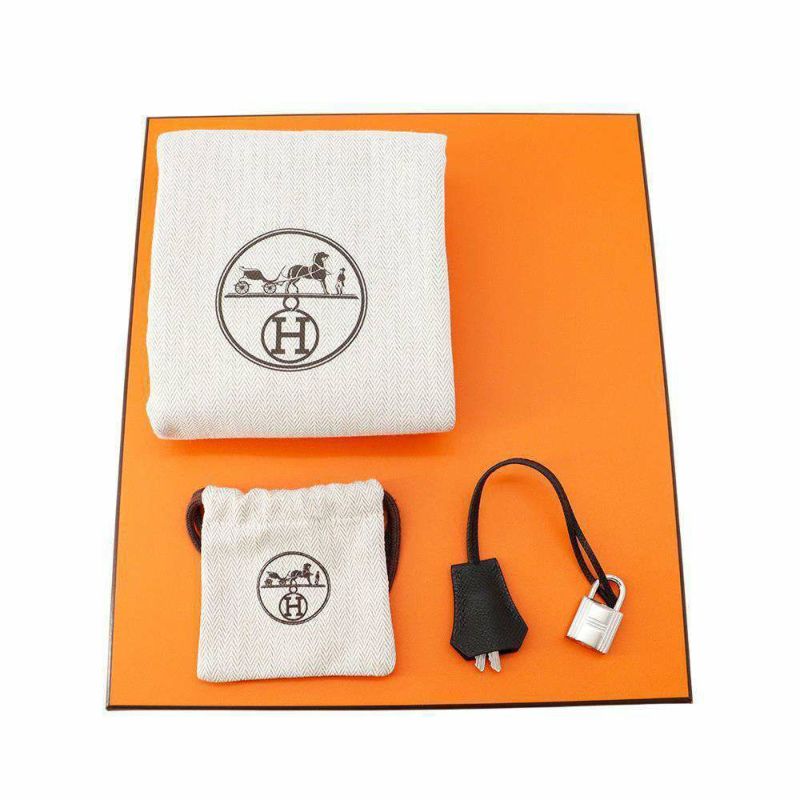 エルメス バーキン25 セリエ ブラック/シルバー金具 エプソン W刻印 HERMES Birkin ハンドバッグ  黒