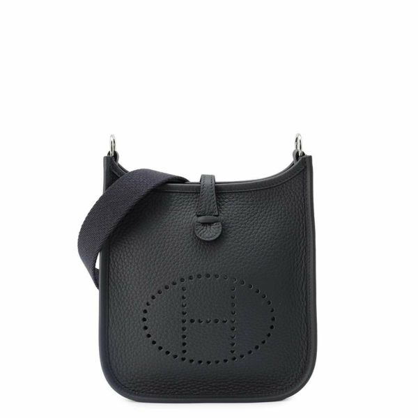 エルメス ショルダーバッグ エブリンTPM グリミスティ/シルバー金具 トリヨンクレマンス W刻印 HERMES Evelyne