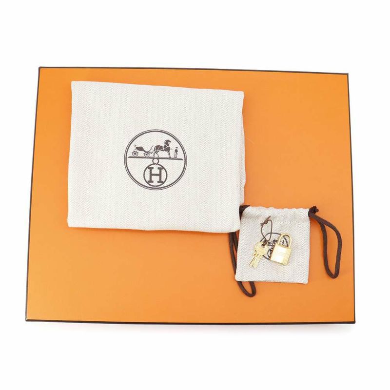 エルメス ハンドバッグ ピコタンロックMM ゴールド/ゴールド金具 トリヨンクレマンス W刻印 HERMES トートバッグ