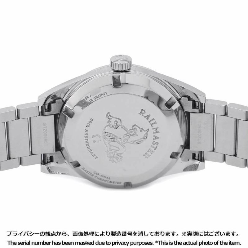オメガ シーマスター レイルマスター 1957 トリロジー 60周年記念 限定3557本 220.10.38.20.01.002 黒文字盤