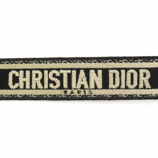 クリスチャン・ディオール ショルダーストラップ エンブロイダリー オブリーク 30 モンテーニュ S8553CBTE_M911 Christian Dior 黒