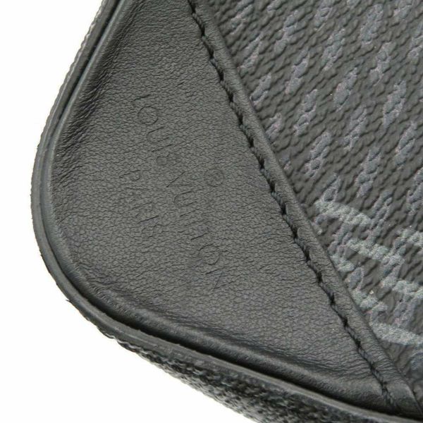 ルイヴィトン ショルダーバッグ ダミエ・グラフィット 3D トリオ・メッセンジャー N50017 LOUIS VUITTON ブラック 黒