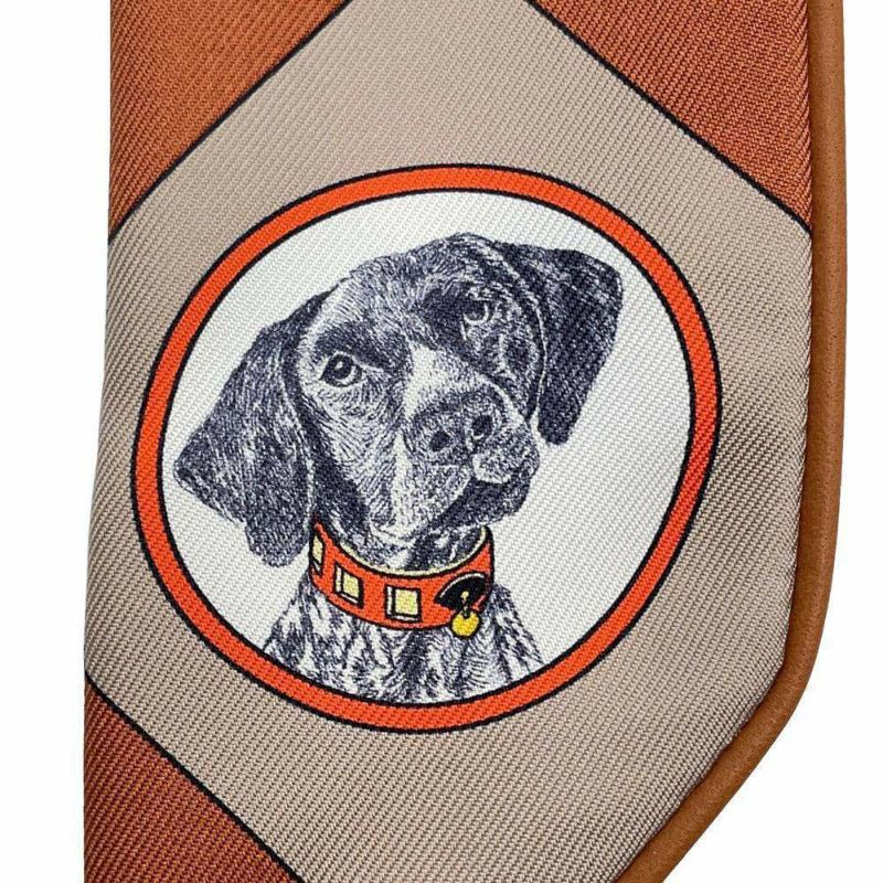 エルメス スカーフ ツイリー コリエ・エ・シアン Colliers et Chiens forever HERMES 2025春夏 黒