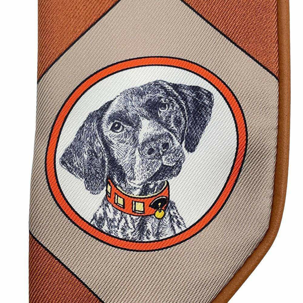 エルメス スカーフ ツイリー コリエ・エ・シアン Colliers et Chiens forever HERMES 2025春夏 黒