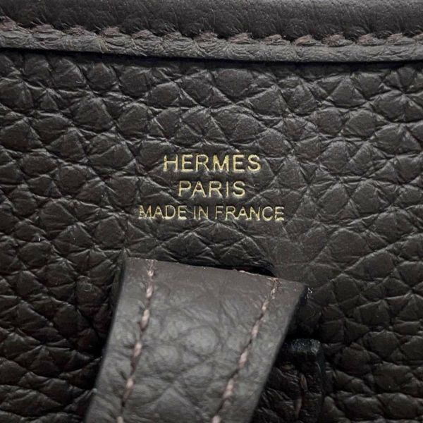 エルメス エブリンTPM アマゾン サングル ジグザグ エベンヌ/エトゥープ/ゴールド金具 トリヨンクレマンス K刻印