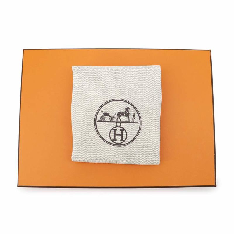 エルメス ショルダーバッグ エールバッグジップ ミニ ブラック/シルバー金具 トワルミリタリー/ヴァッシュハンター W刻印 黒