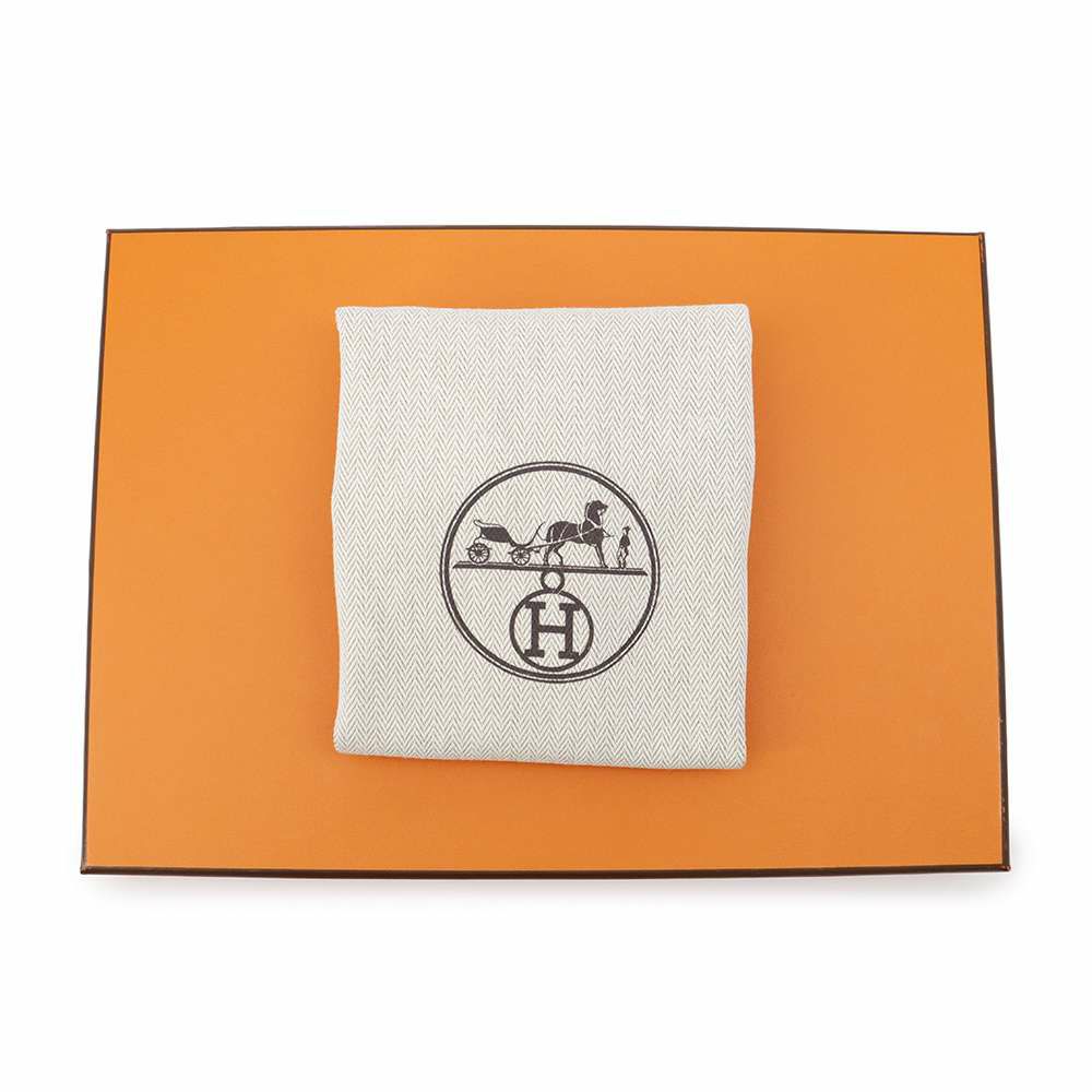 エルメス ショルダーバッグ エールバッグジップ ミニ ブラック/シルバー金具 トワルミリタリー/ヴァッシュハンター W刻印 黒