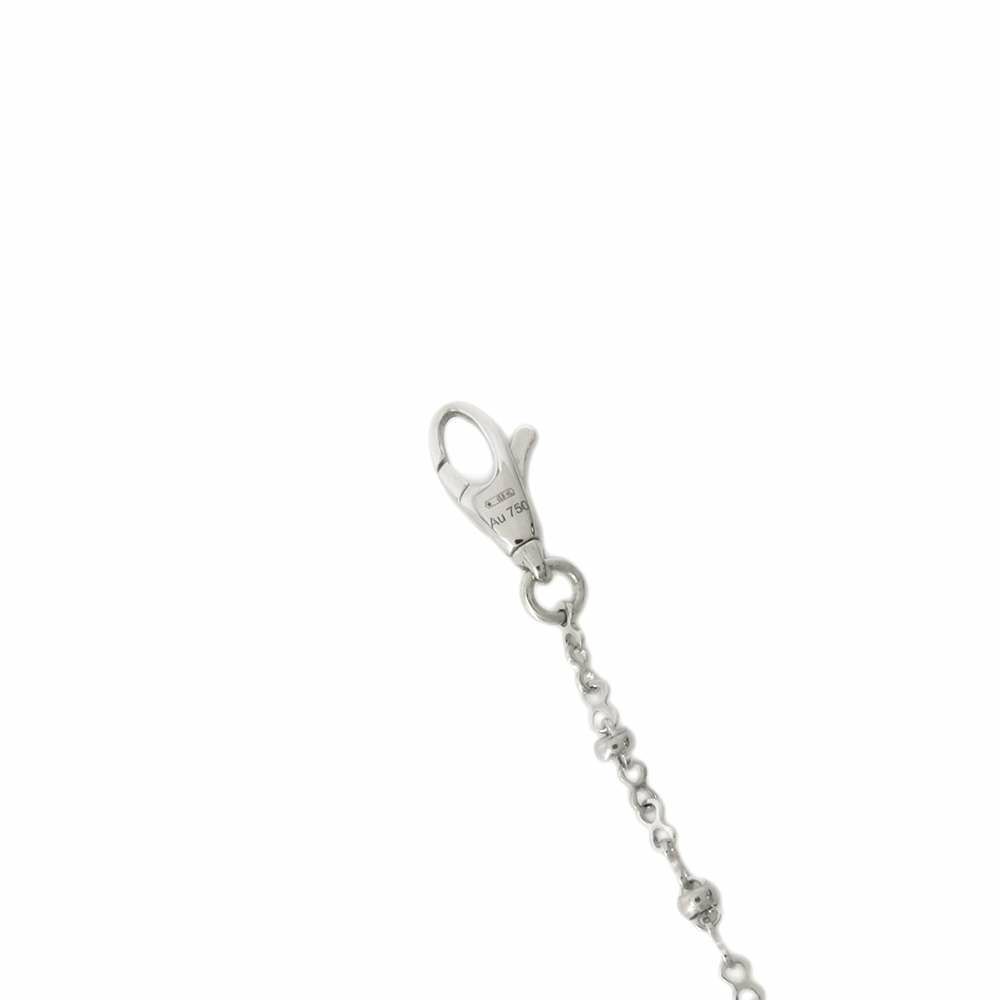 グッチ ブレスレット フローラ GGチャーム ダイヤ 64P 計約0.22ct K18WGホワイトゴールド 581817 GUCCI