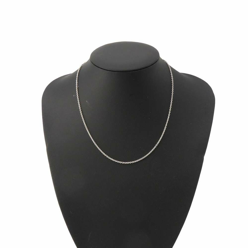 ブルガリ ネックレス チェーンネックレス K18WGホワイトゴールド BVLGARI ユニセックス ジュエリー