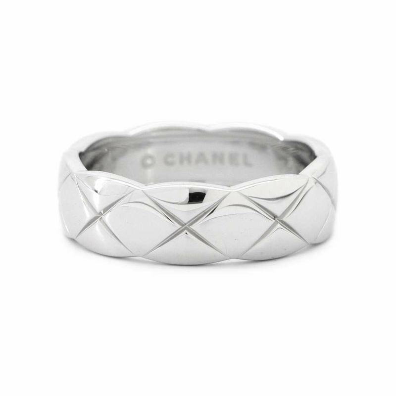 シャネル リング ココ クラッシュ コレクション リング ミディアム K18WGホワイトゴールド サイズ59 J10570 CHANEL 指輪 ジュエリー