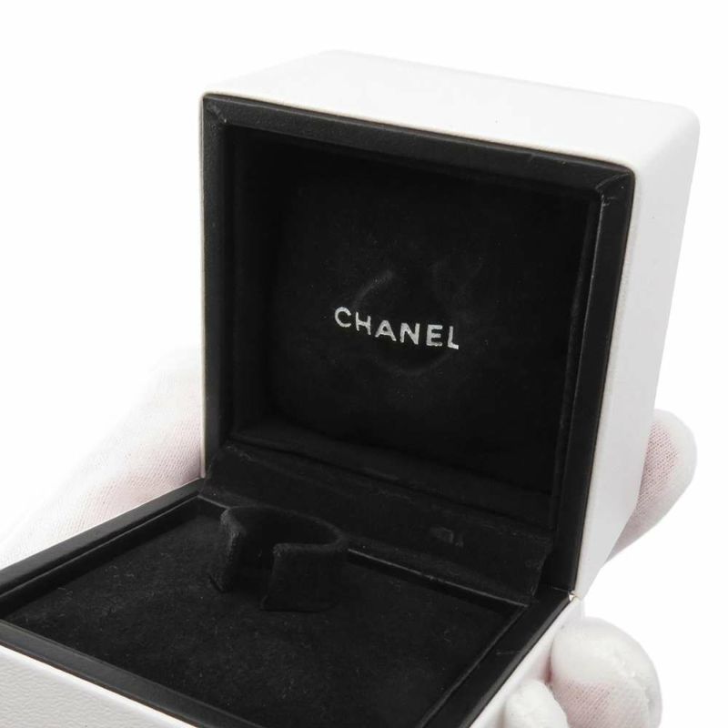 シャネル リング ココ クラッシュ コレクション リング ミディアム K18WGホワイトゴールド サイズ59 J10570 CHANEL 指輪 ジュエリー