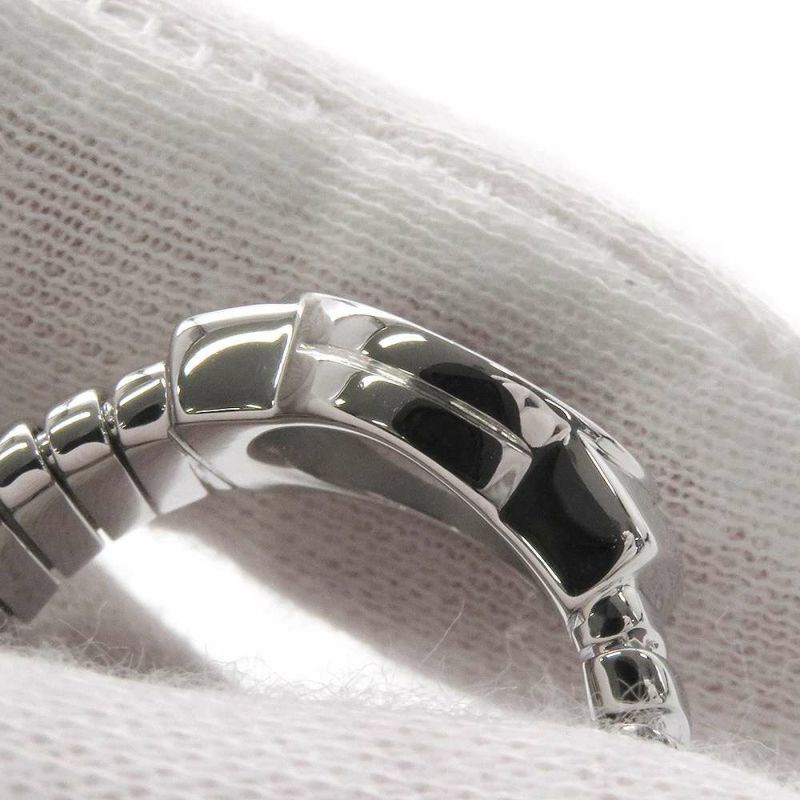 ブルガリ リング ブルガリブルガリトゥボガス オニキス K18WGホワイトゴールド リングサイズ約22号 BVLGARI ジュエリー