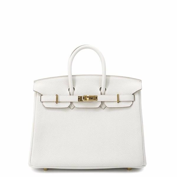 エルメス バーキン25 グリスペール/ゴールド金具 トゴ W刻印 HERMES Birkin ハンドバッグ
