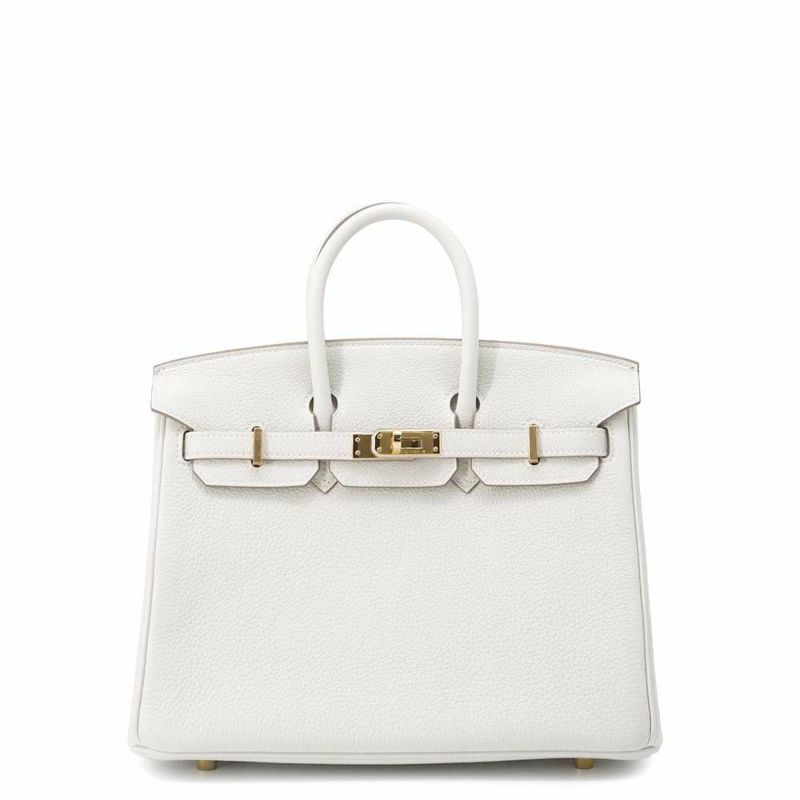 エルメス バーキン25 グリスペール/ゴールド金具 トゴ W刻印 HERMES Birkin ハンドバッグ