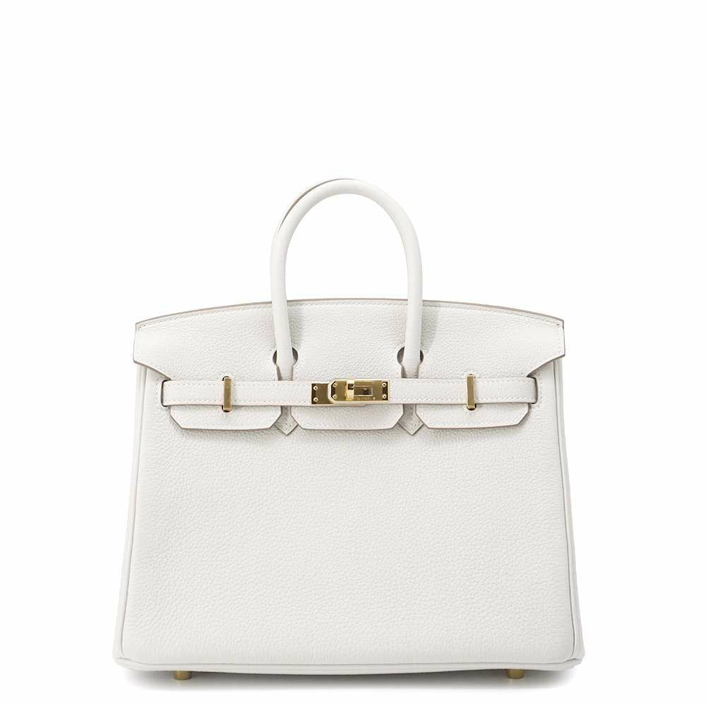 エルメス バーキン25 グリスペール/ゴールド金具 トゴ W刻印 HERMES Birkin ハンドバッグ