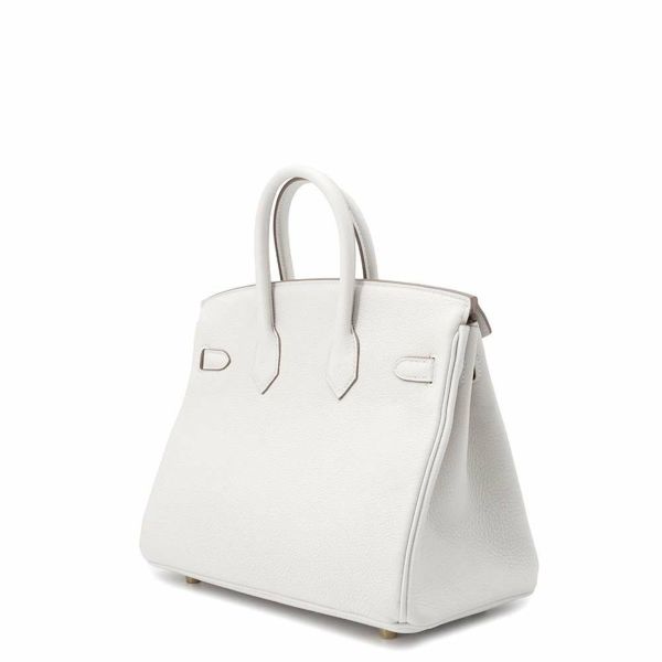 エルメス バーキン25 グリスペール/ゴールド金具 トゴ W刻印 HERMES Birkin ハンドバッグ