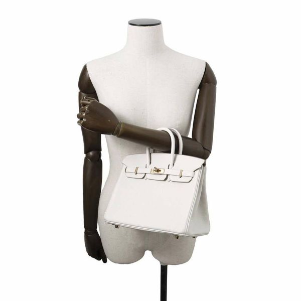 エルメス バーキン25 グリスペール/ゴールド金具 トゴ W刻印 HERMES Birkin ハンドバッグ