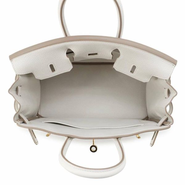 エルメス バーキン25 グリスペール/ゴールド金具 トゴ W刻印 HERMES Birkin ハンドバッグ