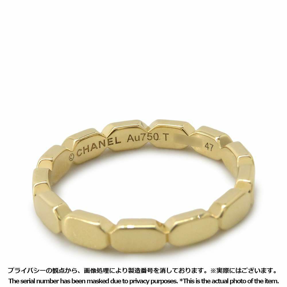 シャネル リング プルミエール プロメス リング K18YGイエローゴールド リングサイズ47 CHANEL 指輪 ジュエリー
